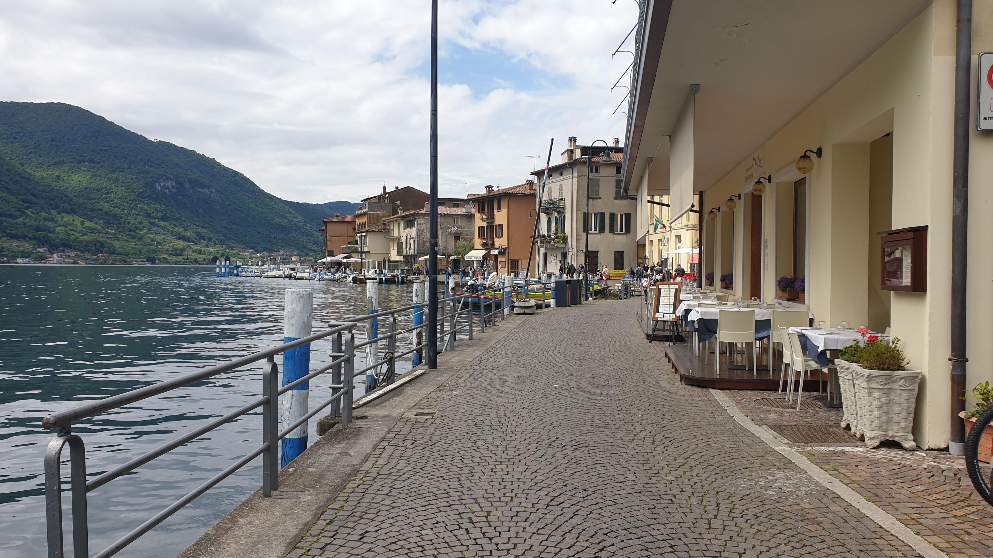 A village path on Monte Isola