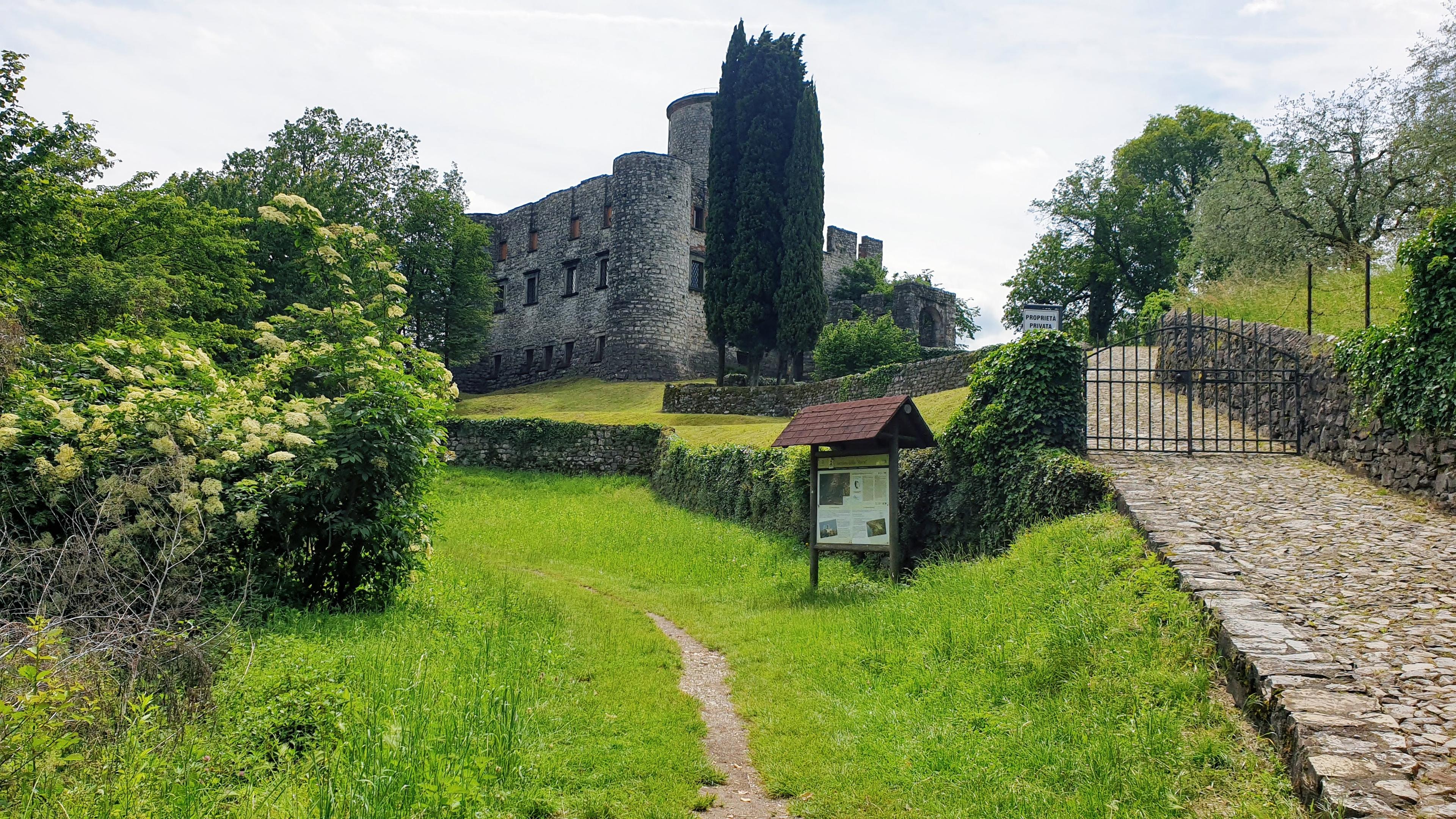Rocca Martinengo castle on Monte Isola
