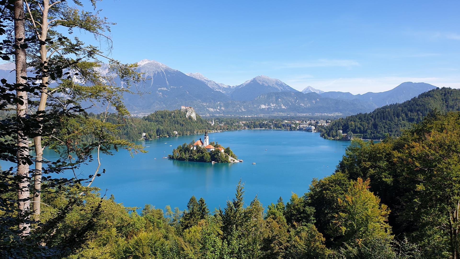 View of Lake Bled from Mala Osojnica