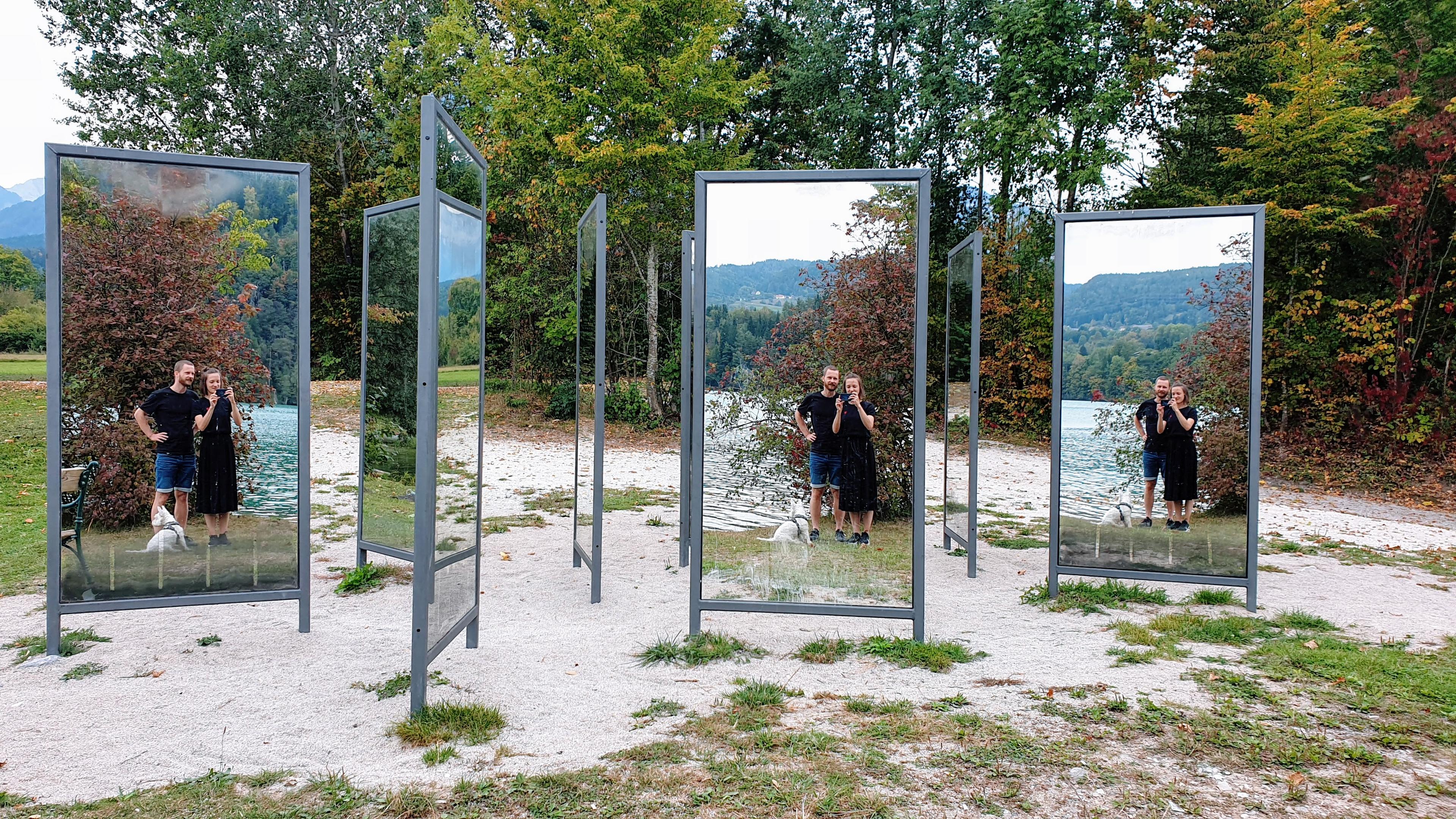 Unexpected exhibition in the nature