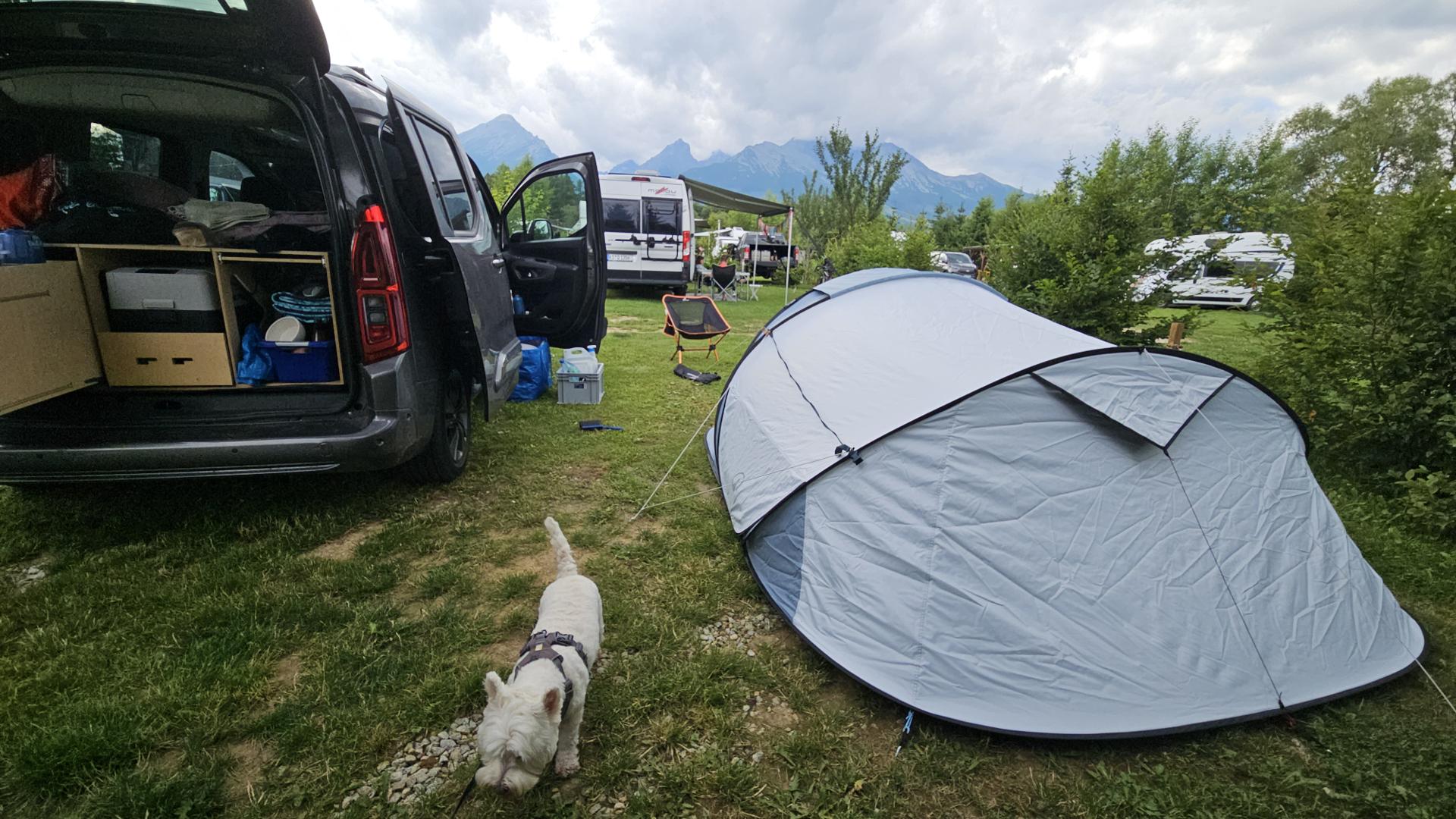 Camping with Leeloo