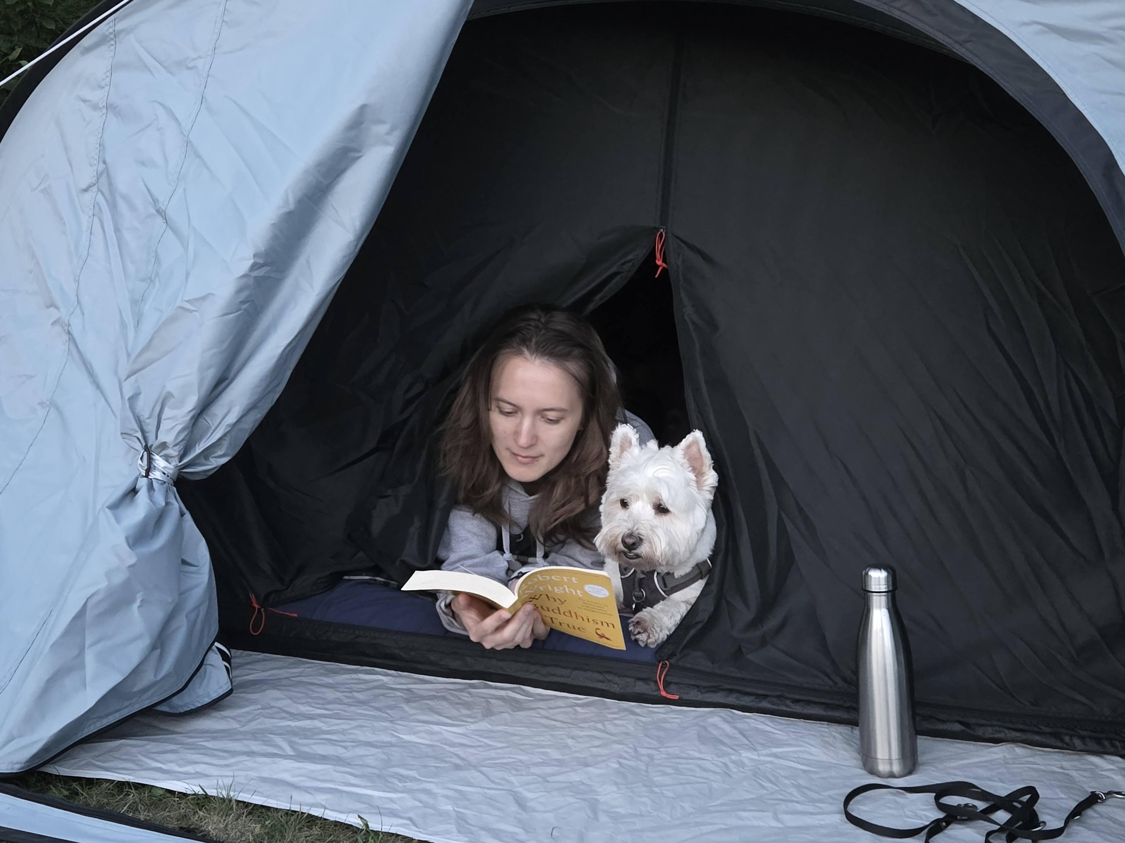 Camping with Leeloo